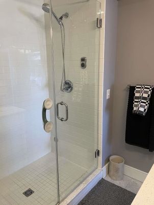Bathroom, Glass Shower, Interior