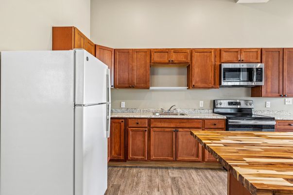 Interior, Kitchen, Wood Texture Flooring