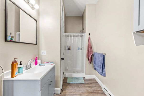Bathroom, Interior, Wood Texture Flooring