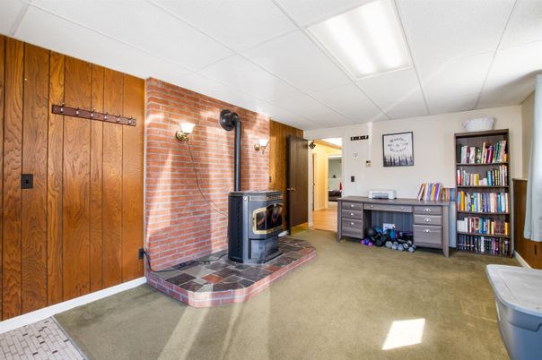 Fireplace, Interior, Stone Walls, Wooden Walls