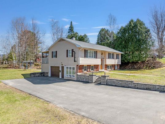 Attached, Backyard, Exterior, Facade, Raised Ranch