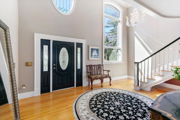 Chandelier, Interior, Wood Texture Flooring