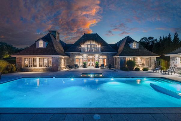 Exterior, Facade, Pool, French Provincial