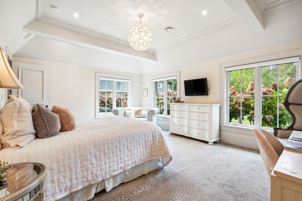 Bedroom, Interior, Pendant Lights, Recessed Lighting