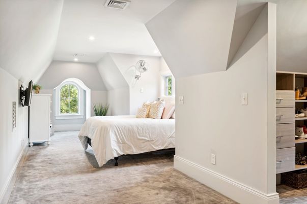 Bedroom, Interior, Recessed Lighting