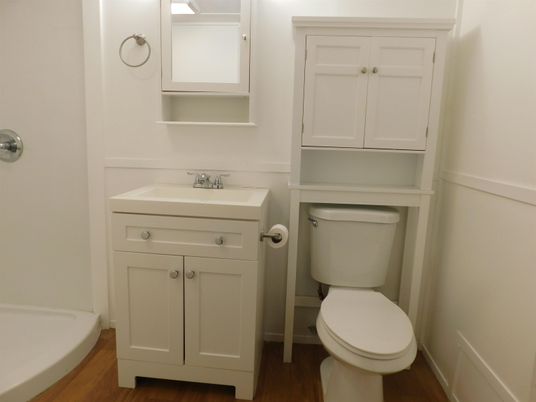 Bathroom, Interior, Wood Texture Flooring