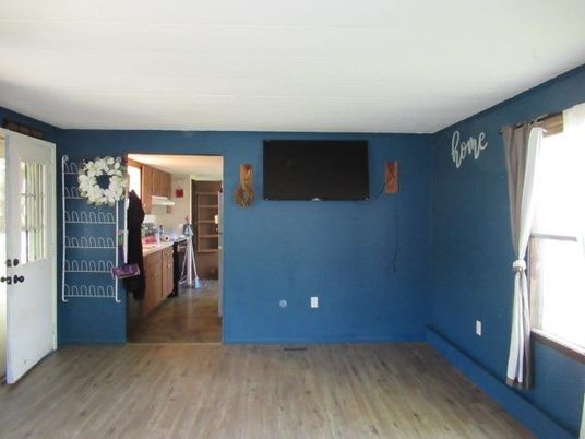 Empty room, Interior, Kitchen, Wood Texture Flooring