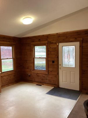 Empty room, Interior, Wooden Walls