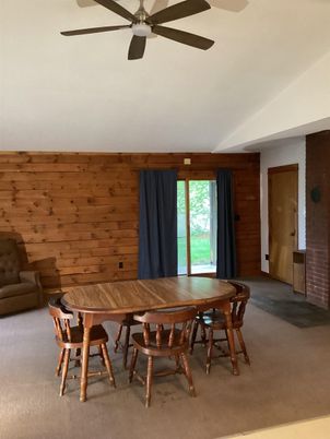 Dining room, Interior, Wooden Walls