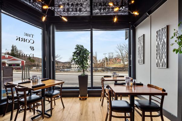 Dining room, Interior, Wood Texture Flooring