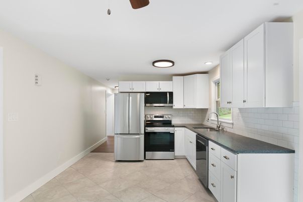 Interior, Kitchen, Recessed Lighting, Stainless Steel Appliances