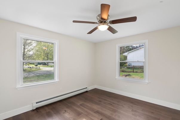 Empty room, Interior, Wood Texture Flooring