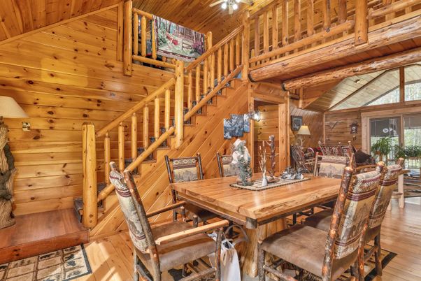 Dining room, Interior, Wooden Beams, Wooden Ceilings, Wood Texture Flooring, Wooden Walls