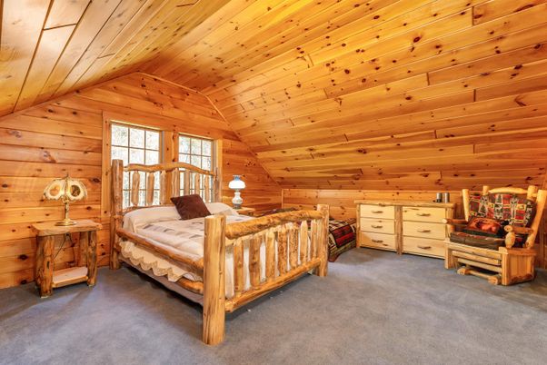 Bedroom, Interior, Wooden Ceilings, Wooden Walls