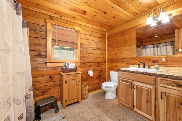 Bathroom, Interior, Wooden Ceilings, Wooden Walls