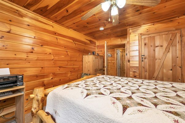 Bedroom, Interior, Wooden Ceilings, Wooden Walls