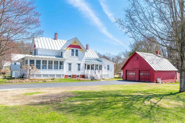 Backyard, Detached Garage, Exterior, Facade, Farmhouse
