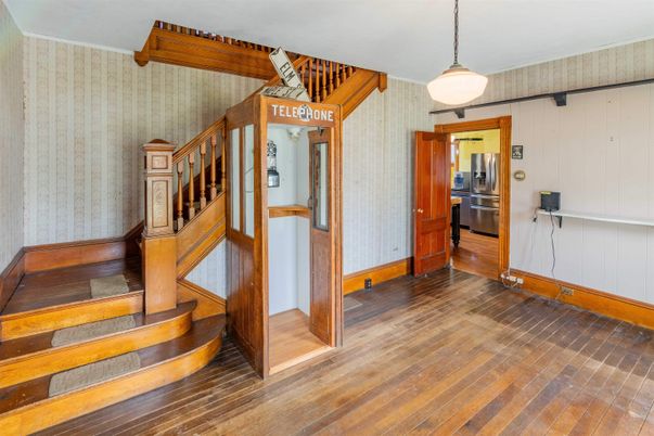 Interior, Kitchen, Pendant Lights, Stainless Steel Appliances, Wood Texture Flooring