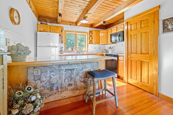 Interior, Kitchen, Wooden Beams, Wooden Ceilings, Wood Texture Flooring