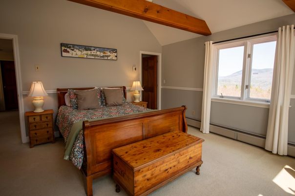 Bedroom, Interior, Wooden Beams