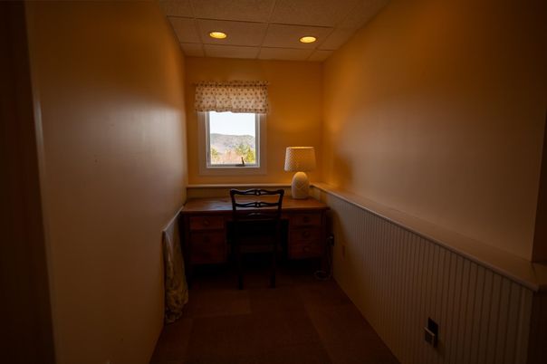 Home Office, Interior, Recessed Lighting