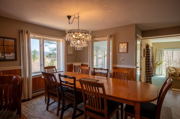 Chandelier, Dining room, Interior