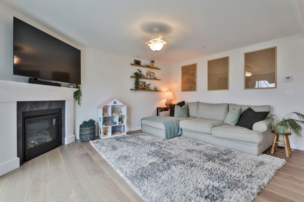 Fireplace, Interior, Living room, Wood Texture Flooring