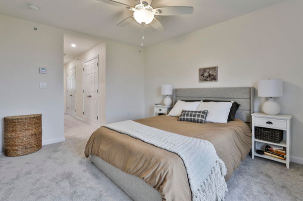 Bedroom, Interior, Recessed Lighting