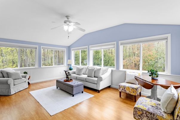 Interior, Living room, Sun Room, Wood Texture Flooring