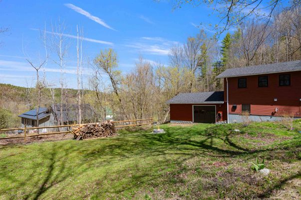Backyard, Detached Garage, Exterior