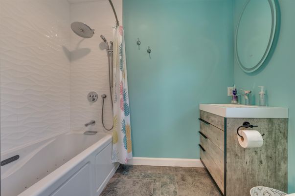Bathroom, Glass Shower, Interior