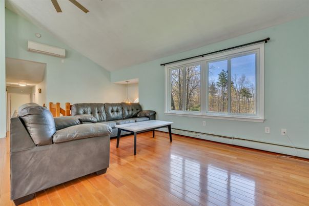 Interior, Living room, Pendant Lights, Wood Texture Flooring