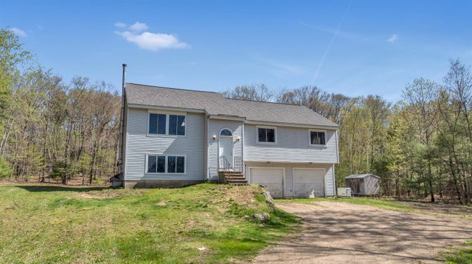 Attached, Backyard, Exterior, Facade, Raised Ranch