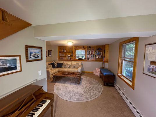 Interior, Living room, Piano