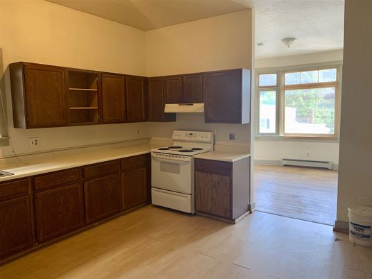 Interior, Kitchen, Wood Texture Flooring