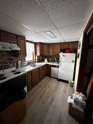 Interior, Kitchen, Wood Texture Flooring