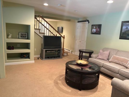 Interior, Living room, Recessed Lighting