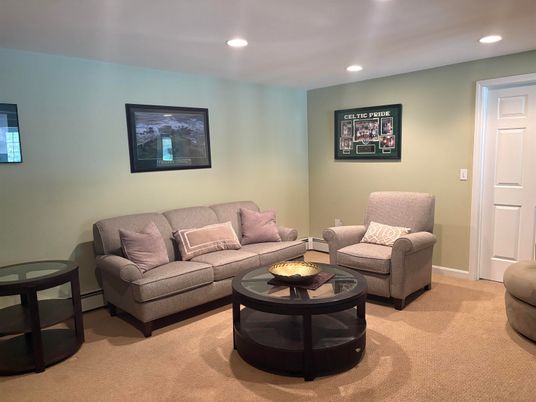 Interior, Living room, Recessed Lighting