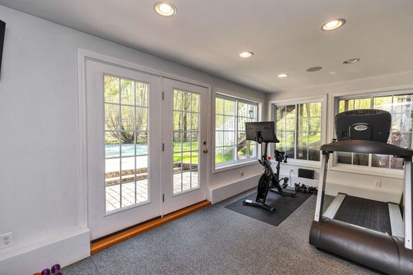 Fitness Equipment, Interior, Recessed Lighting