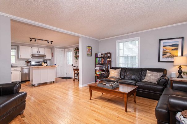 Interior, Kitchen, Living room, Wood Texture Flooring