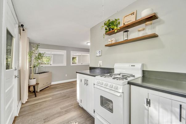 Interior, Kitchen, Wood Texture Flooring