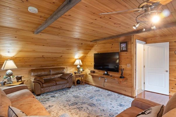 Interior, Living room, Wooden Beams, Wooden Ceilings, Wood Texture Flooring, Wooden Walls