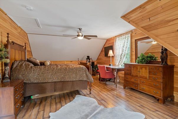 Bedroom, Home Office, Interior, Wood Texture Flooring