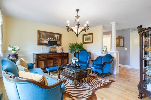 Chandelier, Interior, Living room, Wood Texture Flooring