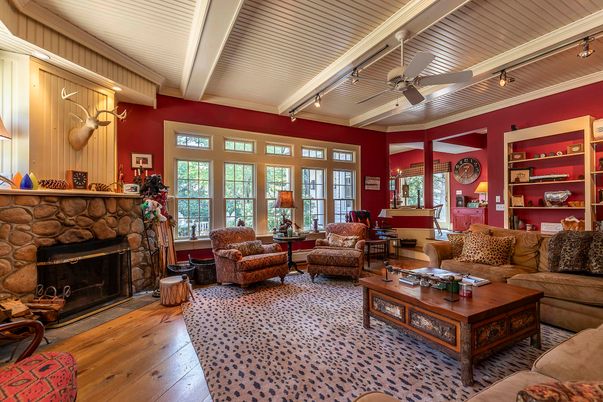 Fireplace, Interior, Living room, Wood Texture Flooring