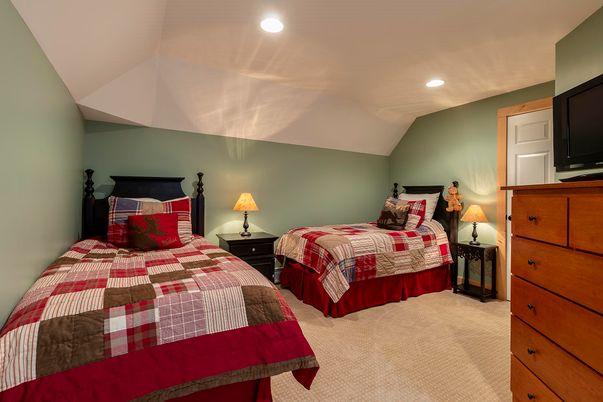 Bedroom, Interior, Recessed Lighting
