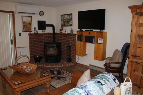 Fireplace, Interior, Wood Texture Flooring