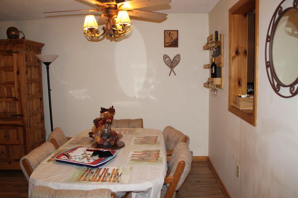 Dining room, Interior, Wood Texture Flooring
