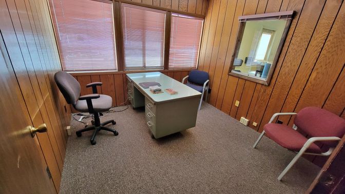 Home Office, Interior, Wooden Walls