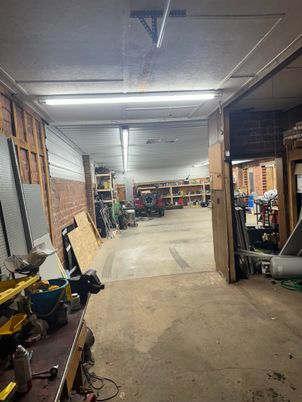 Garage, Interior, Stone Walls